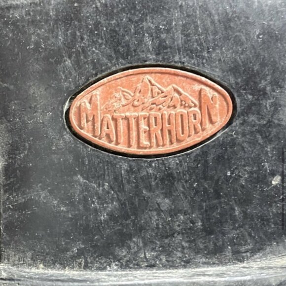 Vintage Scats Matterhorn Brown Leather Lace Up Hiking Mountaineering Boots 8 - Picture 9 of 15